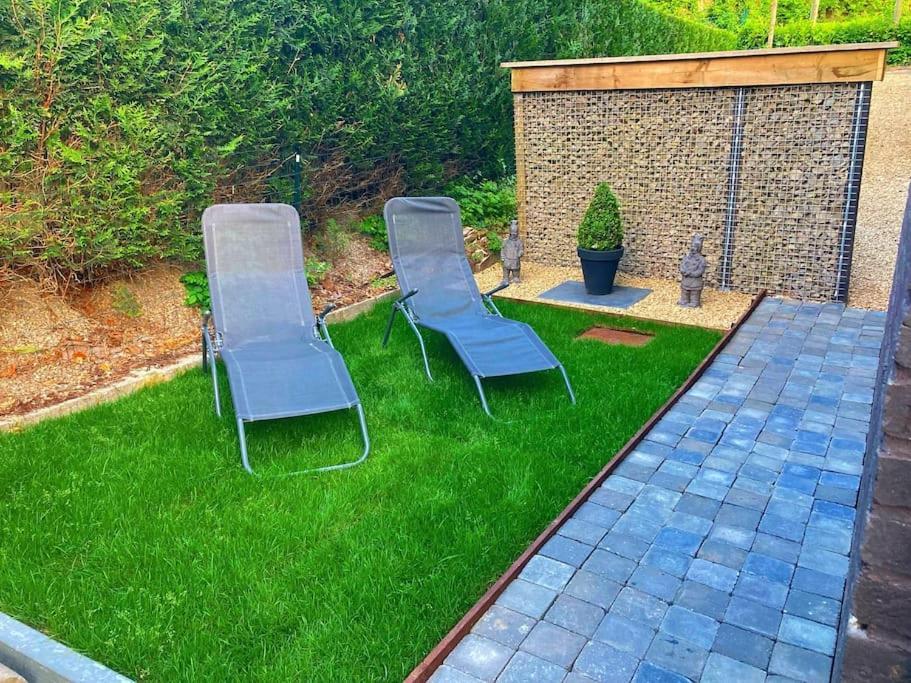 Vip Lounge Appartement Avec Jacuzzi Et Jardin Andenne Extérieur photo